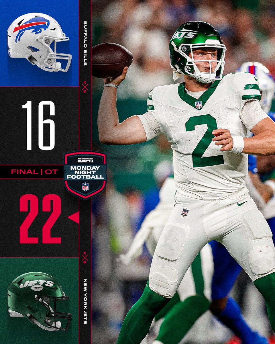 FINAL: The Jets pull out a miraculous OT win! #BUFvsNYJ