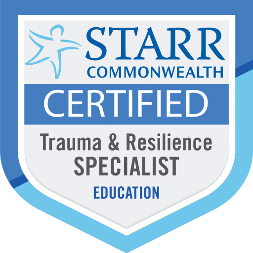 The SWC are excited to share that we have both achieved Certified Trauma and Resilience Specialist in Education (CTRS-E) certification with Starr Commonwealth! #caring #committed #traumainformed #District114Proud