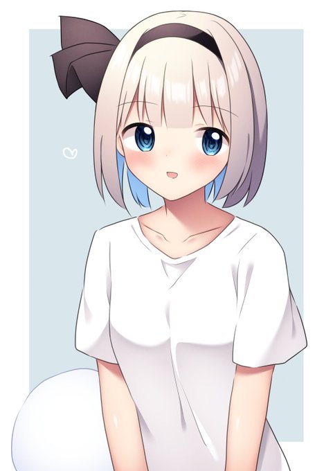 シンプルTシャツかわいい妖夢ちゃん 