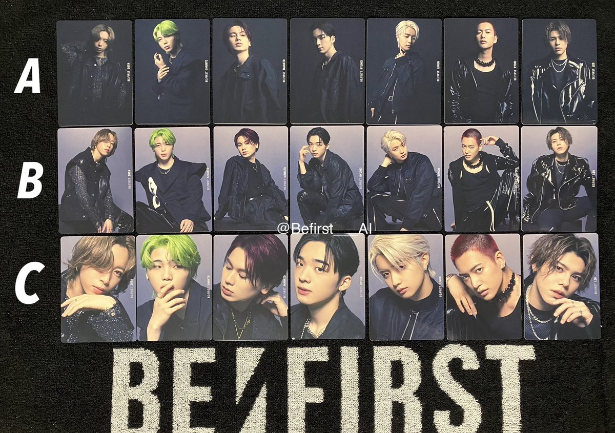 BE:FIRST 公式トレカ メッセージ付き 非売品】BE:FIRST 2周年記念メッセージカード - メルカリ