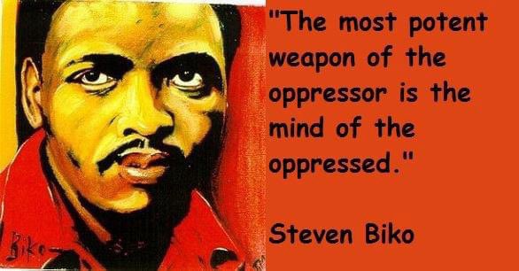 'The most potent weapon of the oppressor is the mind of the oppressed.' - Steven Biko

60 years later in Zimbabwe ‘the most potent weapon of ZanuPf are the minds of Zimbabweans.”
#ZanuPfMustGo 
#Peoplepower✊🏿
#PeoplesHistory 
#BlackLivesMatter