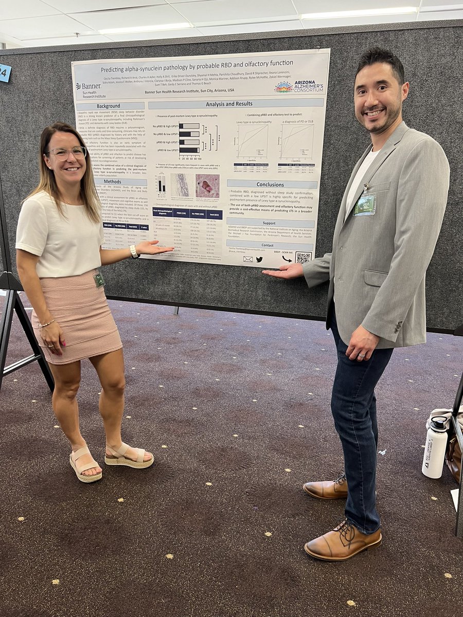 Proud of all the good work presented by BBDP today at the @AZALZConsortium 2023 conference 🙌🧠🔬👩‍🔬💜