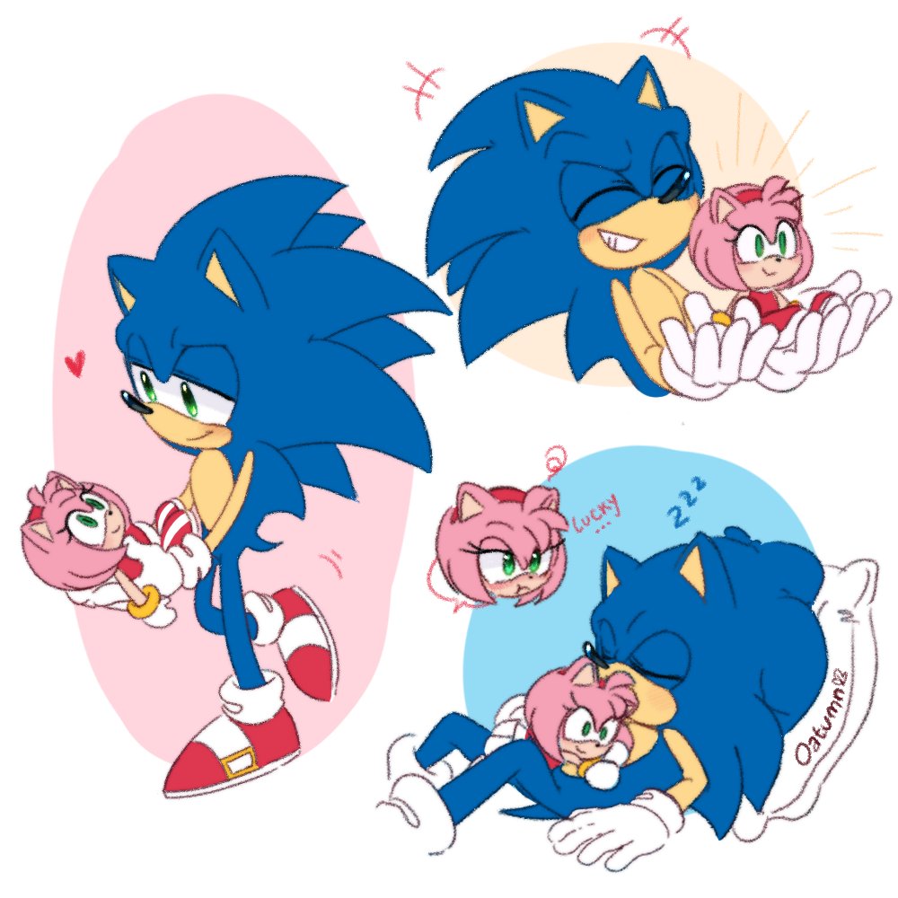 Oatumn🍁// Coms (CLOSED 10/10) on X: He's a little shy #SonAmy