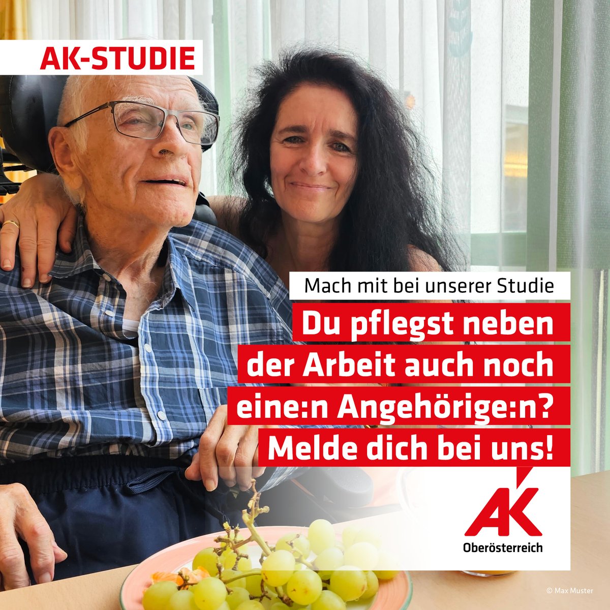 Die @aklinz führt eine Studie zum Thema "Vereinbarkeit von Erwerbstätigkeit und #Pflege von Angehörigen" durch. Wir möchten wissen, wie es Betroffenen mit der Doppelbelastung geht.

Hast du Erfahrungen? Melde dich bei uns. ❤️ 
👇
@staflingerh 
💌staflinger.h@akooe.at