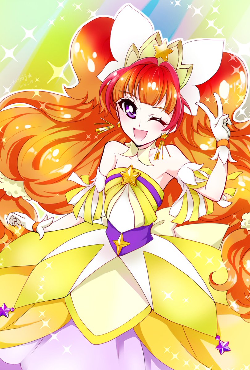 天ノ川きらら 「おめでトゥインクル☆#キュアトゥインクル生誕祭2023 #キュアトゥインクル生誕」|村名ばなな子🍌🍙のイラスト