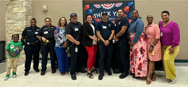 HumbleISD_PLE's tweet photo. Special shout out to our First Responders in the PLE Community!! Today we showed our appreciation by providing breakfast! Thank you for your service! https://t.co/YBD7WGd8FN