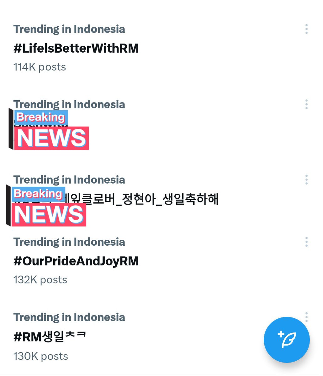It's beautiful to see the trending today

#WeHealWithRM #OurPrideAndJoyRM #LifeIsBetterWithRM #RMLivingHisWay 
#OurWildFlowerRM #OurFlowerFieldRM #OurTrendsetterRM 
#HappyRMDay