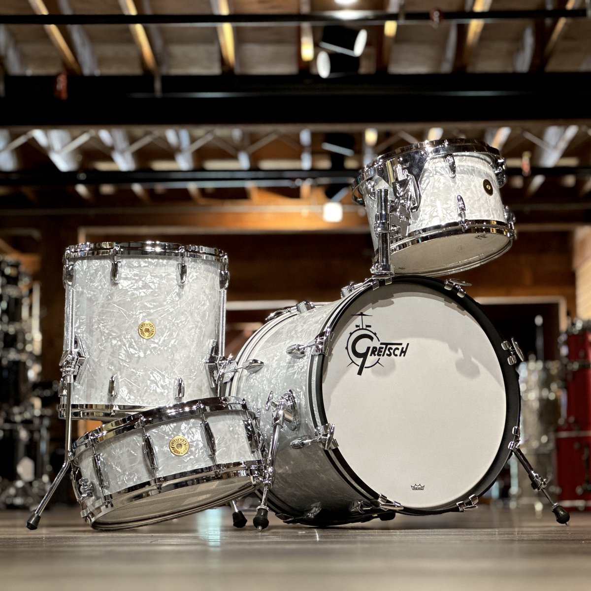 Founded in 2009 by Shane Kinney in Portsmouth, New Hampshire, Drum Center of Portsmouth is the world's largest active drum shop. Let's give it up for Drum Center of Portsmouth! #GretschDrums140 @drumcenternh