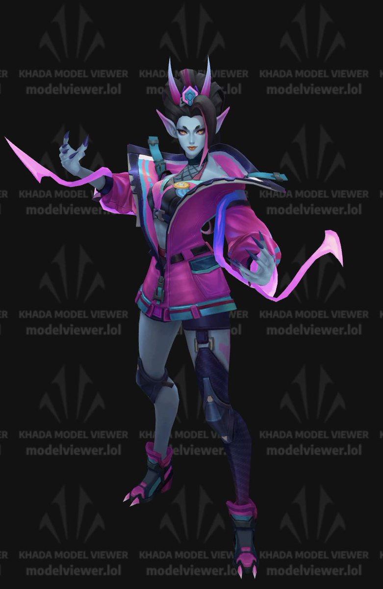 ViridianX_'s tweet image. Normally I love pink chromas but Riot is missing entirely on these. Zyra’s isn’t even pink, baby that’s purple… also why didn’t they just give them baby pink skin instead of this ashy ugly grey/blue😶
#League_of_legends #streetdemon #LeagueOfLegends