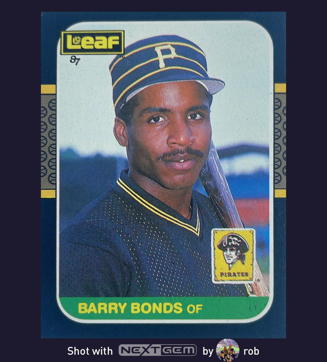 roroweber1's tweet photo. 🤩 2 BONDS ROOKIES GIVEAWAY ⚾️

I’m giving away these 2 Barry Bonds rookies!

TO ENTER:
- LIKE this tweet
- REPLY w/ your favorite HR hitter
- FOLLOW me

That’s it!🍀

Want to save time managing your card collection? Try NextGem FREE for iPhone or the web https://t.co/XKgcjqtZMP https://t.co/LqAp8dV675