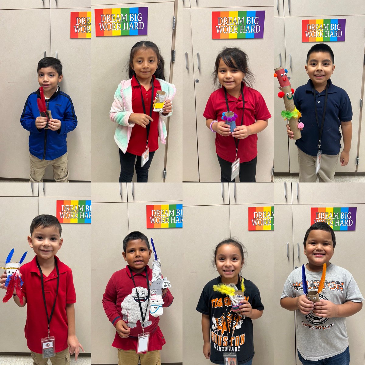 PadronMrs's tweet photo. Totem poles demonstrating at least 3 different textures! Such a fun activity! Can’t wait for the next one! @Keonaka1 @HESLancaster #TigerUp #InspireEmpowerRoar #FirstGrade #STEAMactivity https://t.co/XkLW3FliRg