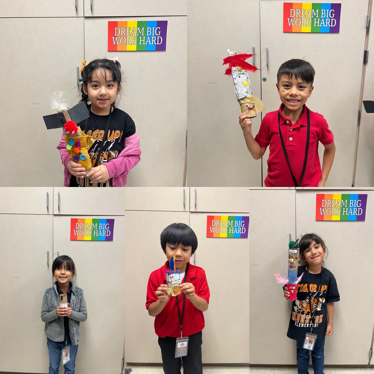 PadronMrs's tweet photo. Totem poles demonstrating at least 3 different textures! Such a fun activity! Can’t wait for the next one! @Keonaka1 @HESLancaster #TigerUp #InspireEmpowerRoar #FirstGrade #STEAMactivity https://t.co/XkLW3FliRg