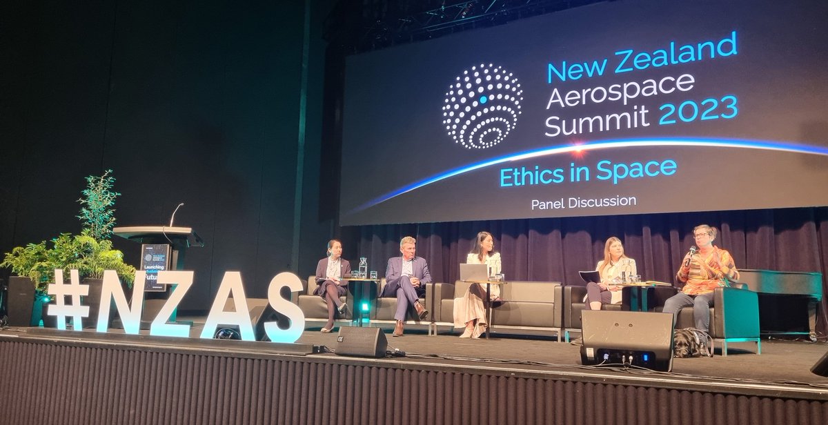 Great discussion covering the challenges of space ethics and how New Zealand is using it's position to address them.
#nzas23
