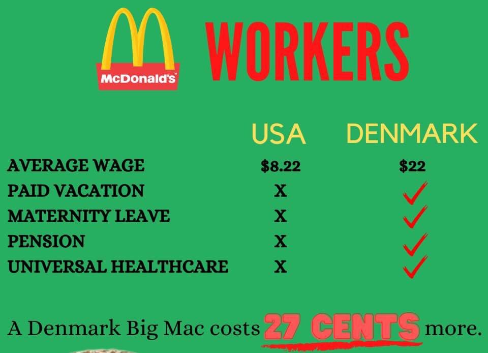 With all the self-service kiosks at McDonald's, how come the price for a Happy Meal hasn't gone down, Brian? 

McDonald's can afford to pay their workers a starting wage of $20.