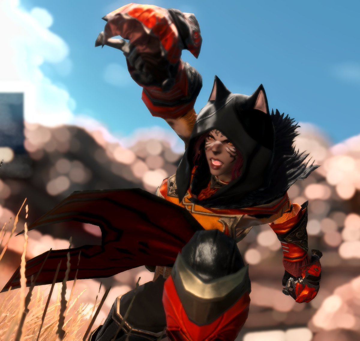 Nevaryx's tweet photo. Decided to fix up the Monk glam...👀

#GPOSERS #FFXIVScreenshots #Femroe #Roegadyn #ihavenoideawhattotaganymore https://t.co/M4iPtgDhs1