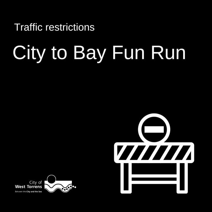 The 2023 City to Bay Fun Run is this Sunday 17 September.

The event course will impact traffic throughout metropolitan Adelaide, including partial closure to Anzac Highway. To find out more, visit bit.ly/44D2Gb3