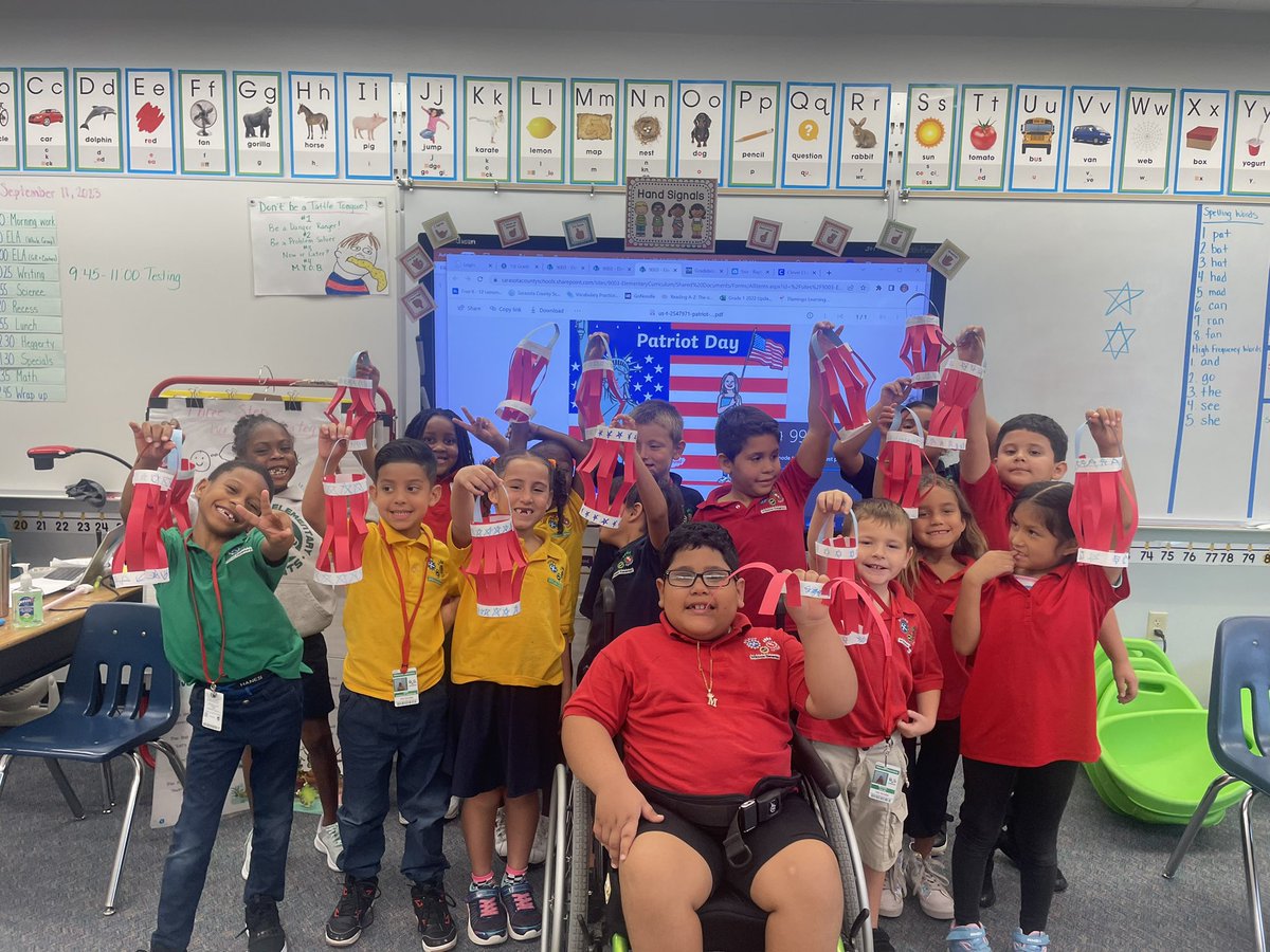 Patriot’s Day!! <a href="/WilkinsonSCS/">Wilkinson Elementary</a>