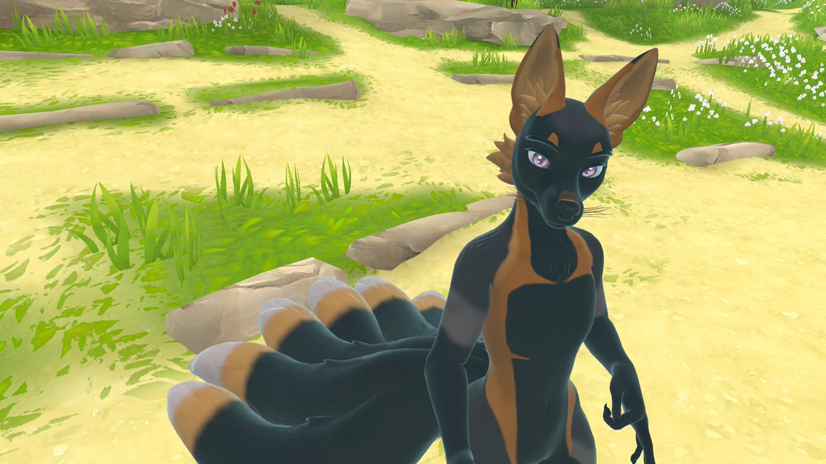 Ookitsu's tweet photo. Hey, I'm doing a furry vrchat model retexture giveaway. You can enter here: https://t.co/uE00OFagkz

Also open for retexture commissions, prices start at $45. Still figuring out the costs for additional things but hopefully have a more proper price sheet soon.

Have some examples https://t.co/edji05AfJi