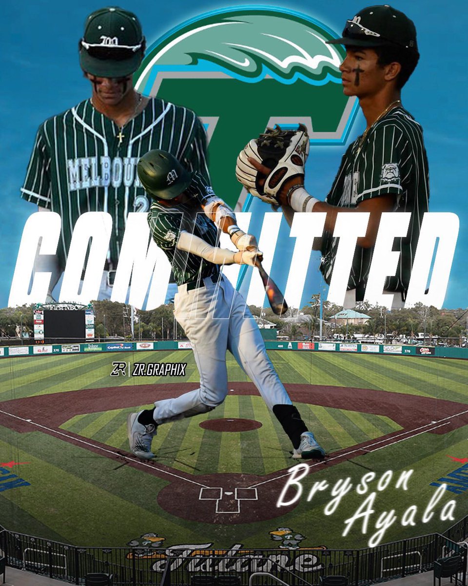 I’m extremely blessed and excited to announce that I will be furthering my academic and athletic career playing Division 1 baseball at Tulane University. I would like to thank everyone that has helped me throughout this journey.