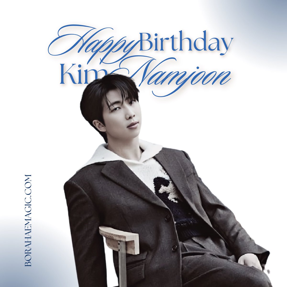 borahaemagicph's tweet photo. HAPPY NAMJOON DAY 🎉

Thank you for making this world feel more like a home with the comfort and assurance you give us. You def make this world a brighter place, just by being in it 💙

#happyrmday #happynamjoonday #namjoonday #bts #btsarmy #namjoonedits https://t.co/BZ2Yiu5aMR