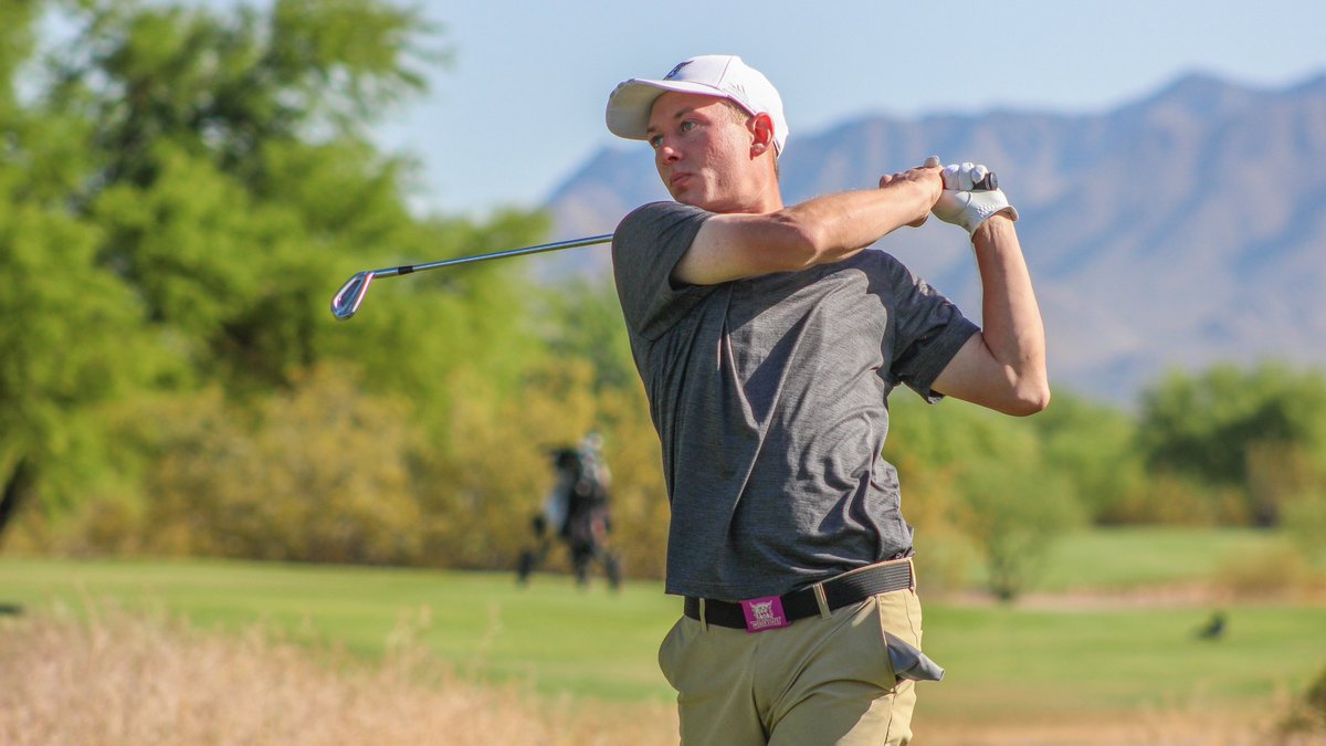 Weber State moved up three spots to 10th at the Falcon Invitational on Monday with a 1-over par 289. Hayden Banz led the day with a 69, while Brendan Thomas shot 70 and remains in fourth overall with one round remaining. weberstatesports.com/news/2023/9/11…