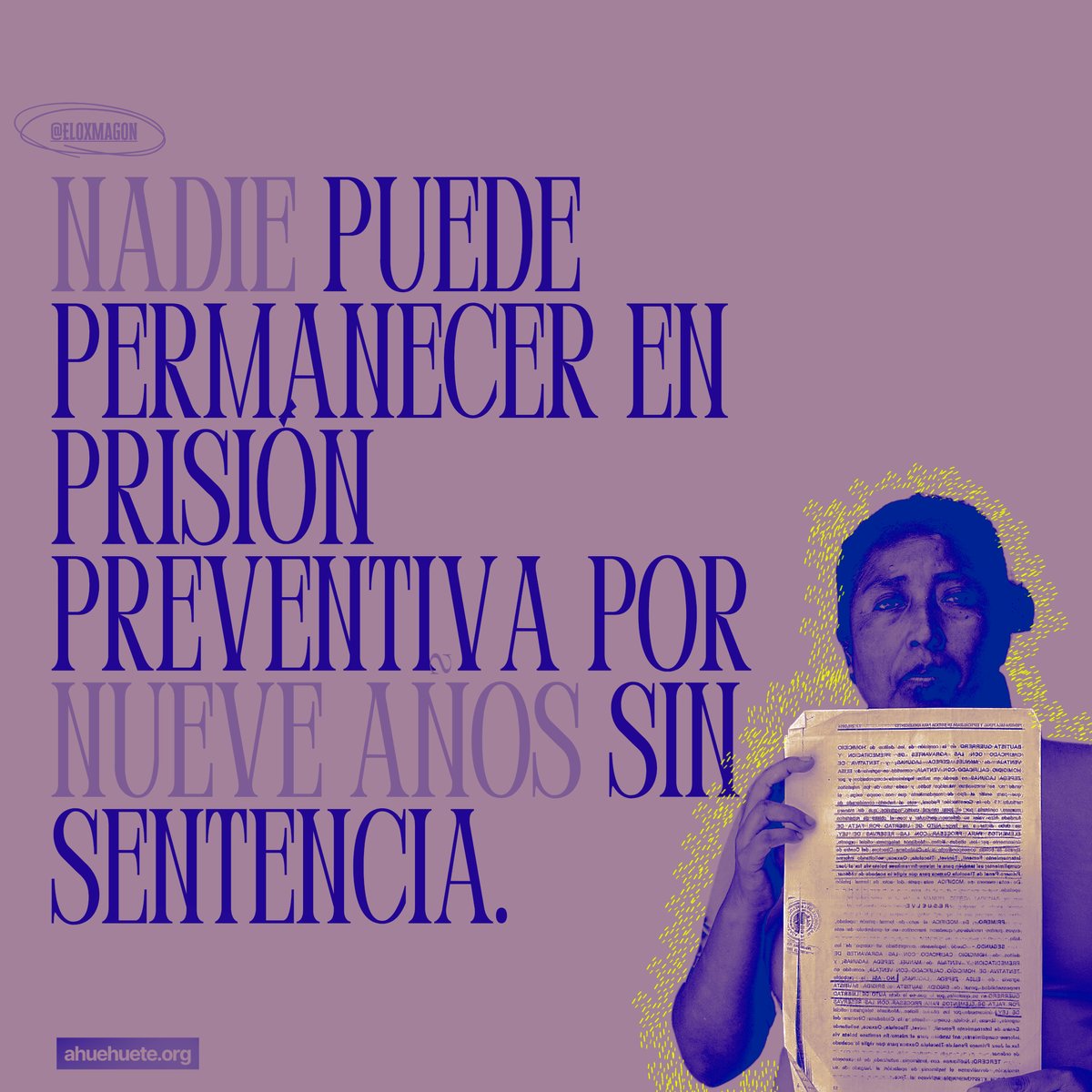 TallerAhuehuete's tweet photo. They have been subjected to 
pre-trial incarceration
for 9 years,
without a sentence. | @EloxMagon https://t.co/pGwvGcOb9i