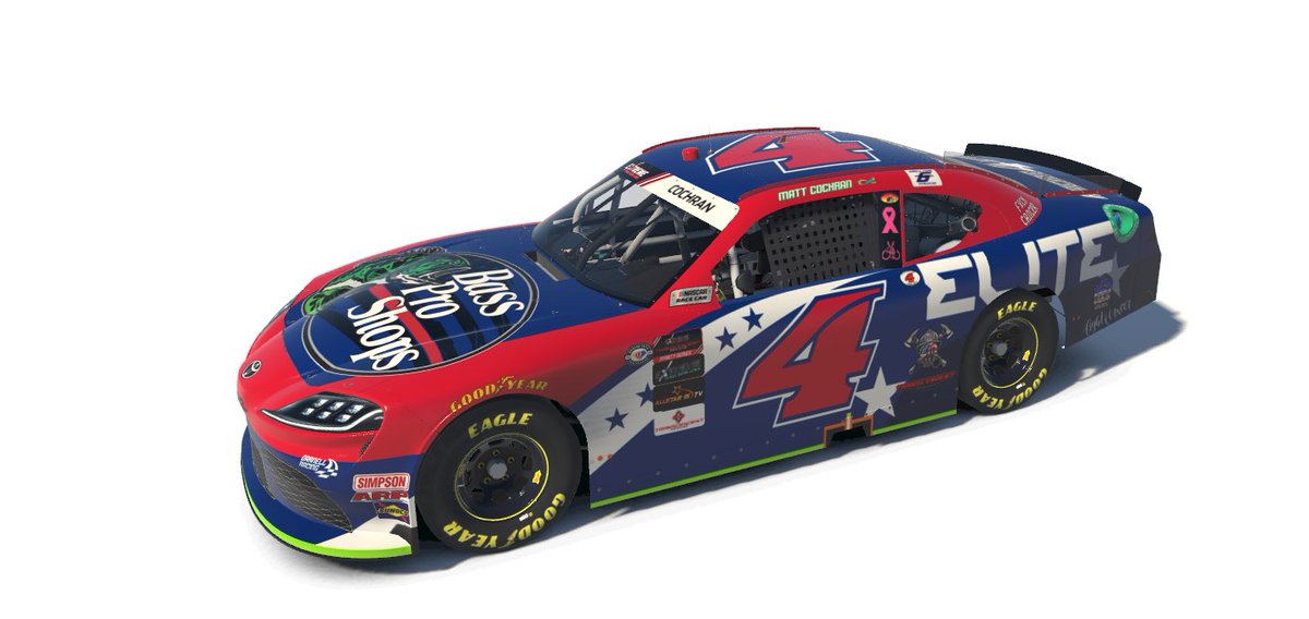 Running a awesome paint tonight in the throwback at Darlington in <a href="/EFRL2023/">Extreme Forces Racing League</a>