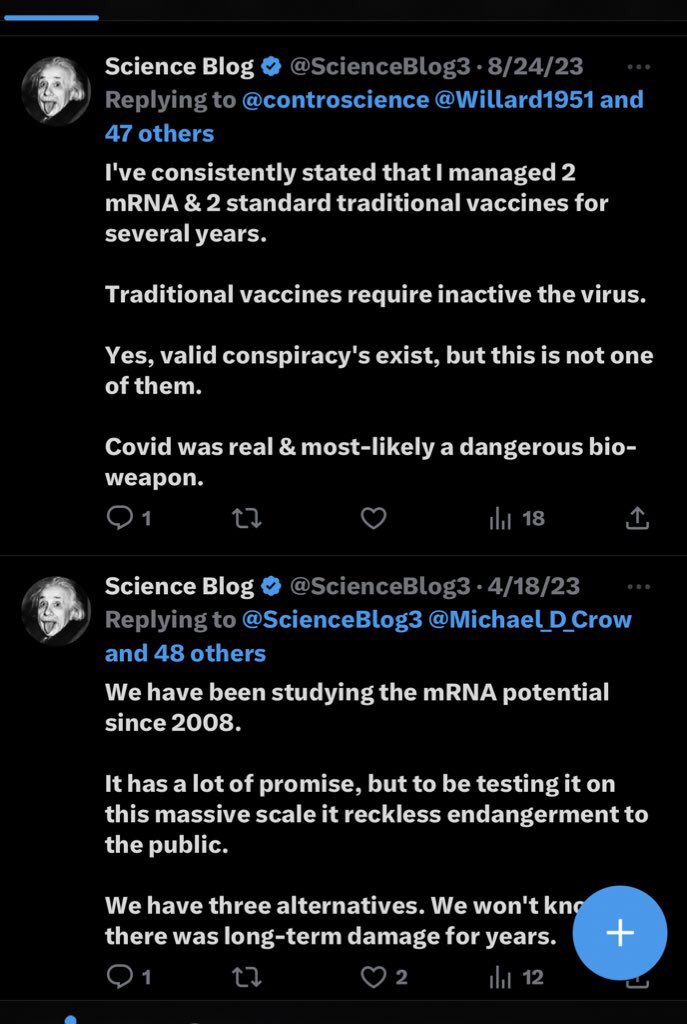 @craigthomler @ScienceBlog3 @AtomsksSanakan @JustinTemplerSr @DaeminErish @TonyClimate @priscian @Tokyo_Tom @CymaticWave @1_TMF_ @EQKimball7 @Athol94519002 @Over400ppm @ILuvCO2 @3GHtweets @jonsaxon67 @EdwardBernays7 @Billybobtn @Gladfly1 @willyv96 @Canadian_logic_ @Ancientengineer @GillesnFio @GregoryMakles @EdDarrell @brandonrgates @4TimesAYear @CitronCockatoo @MonkeyMyBack @GustavoRejivik @miked194765 @LeonardCohen2 @Mark_Fraser_ @NoelTurner194 @JoKiwi55 @climatefrauds @icarus62 @usanorthcoast @drwaheeduddin @FriendsOScience @LindsayyuleS @climatecancel @kmpetersson @dblebuck @Tea4gunsSC @EthonRaptor @nstokesvic @wattsupwiththat @RichardAMuller @ProfBrianCox Have you read 10,000 scientific papers? 

Have you hired 1000s of PhDs?

Did you work on climate models for NASA/GISS (only to have them steal the credit for your work)?

Did you also manage the development of 2 (not 1, but 2) mRNA vaccines?

I think not.