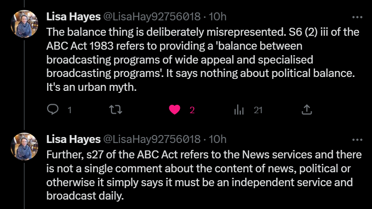 JonesHowDareYou's tweet photo. The faux "balance" on display over the #Voice at @abcnews is headed way off the Richter scale!
This is fixable, @AustralianLabor @AlboMP. All it would take is a small slice of political will sprinkled with a tiny bit of COURAGE. #auspol #AbcFAIL #NewCharter #VoteYes #Yes23 https://t.co/29kALKTjfx