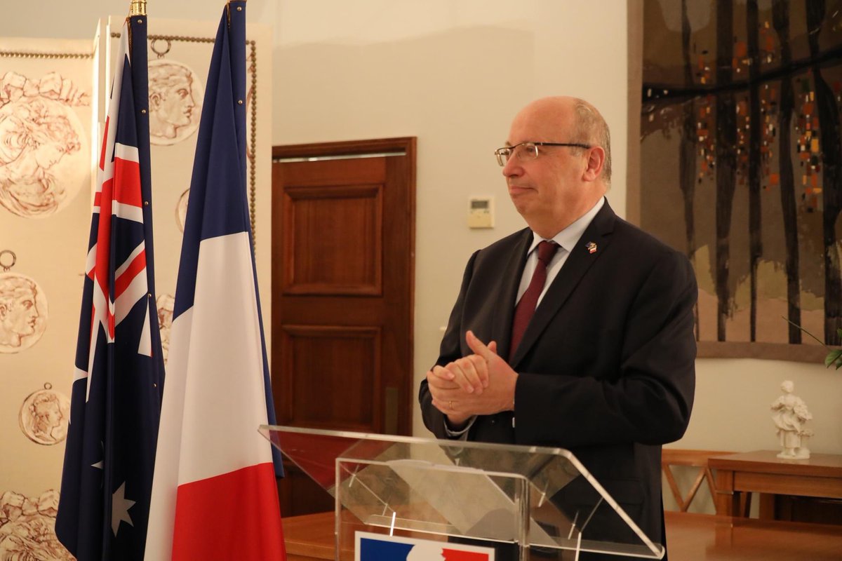 Alliance Française de Canberra (@af_canberra) on Twitter photo On Thursday 7 September, we celebrated three birthdays at the French Embassy to Australia.
🎉 80th anniversary of Alliance Francaise of Canberra
🎉 50th anniversary of the French Australian Pre School
🎉 40th anniversary of <a href="/LfacCanberra/">LFAC / Telopea</a>
#canberralocals #alliancefrançaise On Thursday 7 September, we celebrated three birthdays at the French Embassy to Australia.
🎉 80th anniversary of Alliance Francaise of Canberra
🎉 50th anniversary of the French Australian Pre School
🎉 40th anniversary of <a href="/LfacCanberra/">LFAC / Telopea</a>
#canberralocals #alliancefrançaise