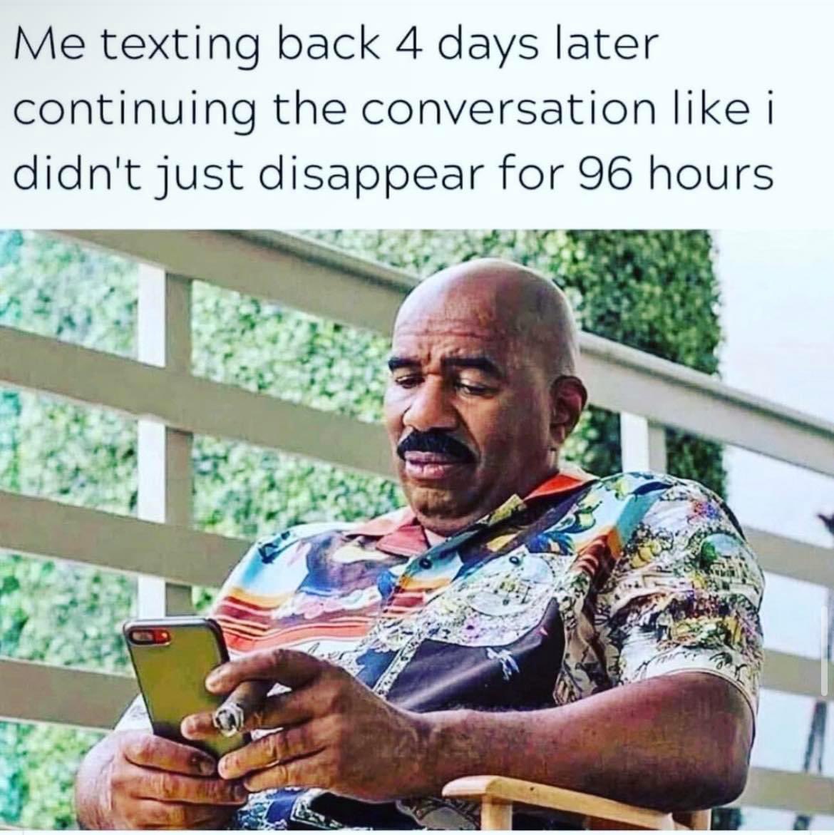 Julexa's tweet image. It might take me 4 years to reply... u just never know with me. #IntrovertIssues