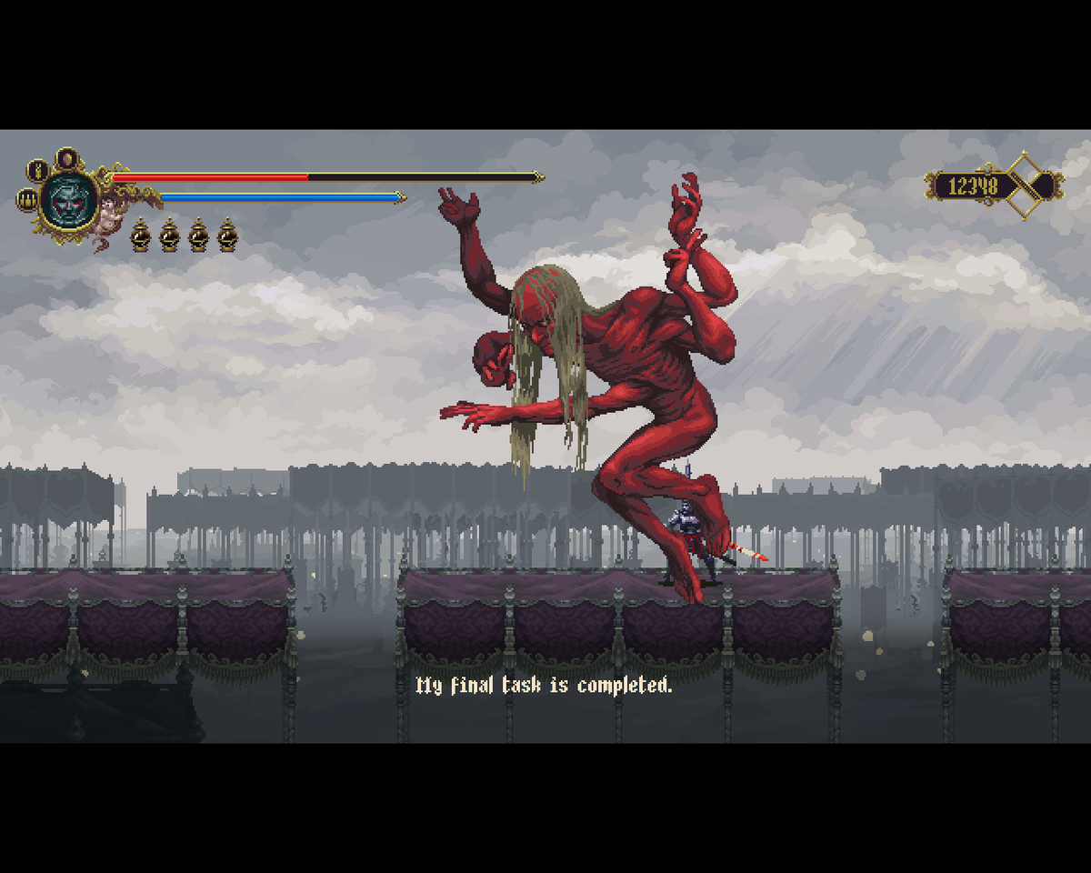 Baru selesaikan BLASPHEMOUS : WOUND OF EVENTIDE.

semuanya perfect 10/10