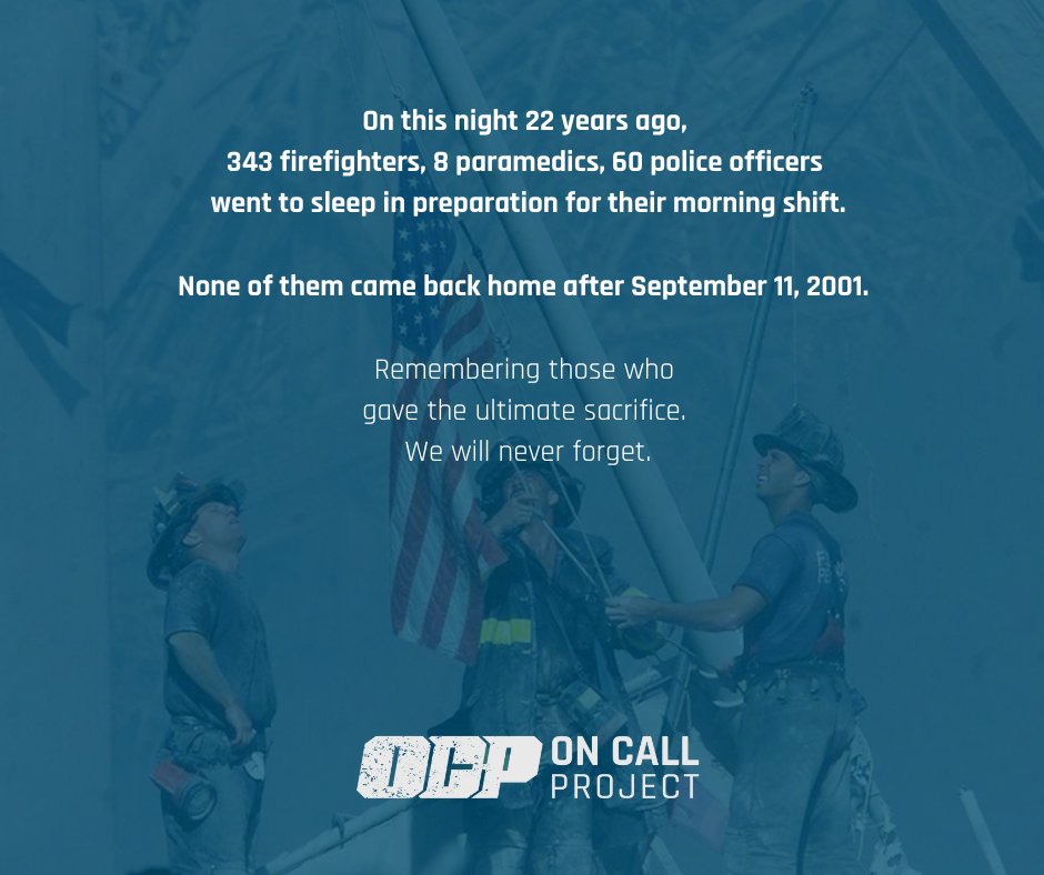 oncallproject's tweet photo. We will remember every rescuer who died in honor. We will remember every family that lives in grief.- George W. Bush
#emsa #police #PatriotDay #firstresponders #police #firefighters https://t.co/an6g6kVtSJ