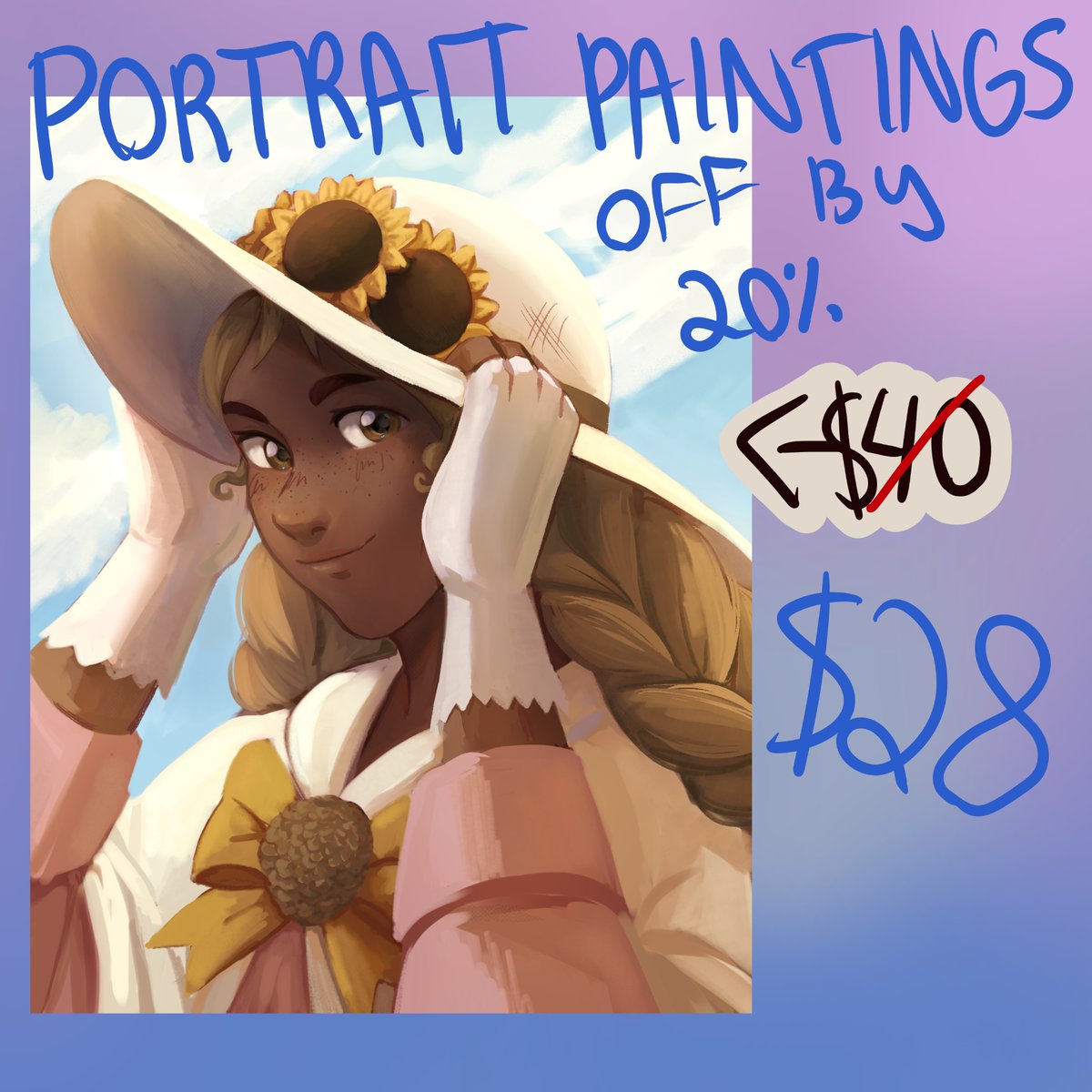 COMMISSIONS OPEN AND ON SALE!
#ArtCommission