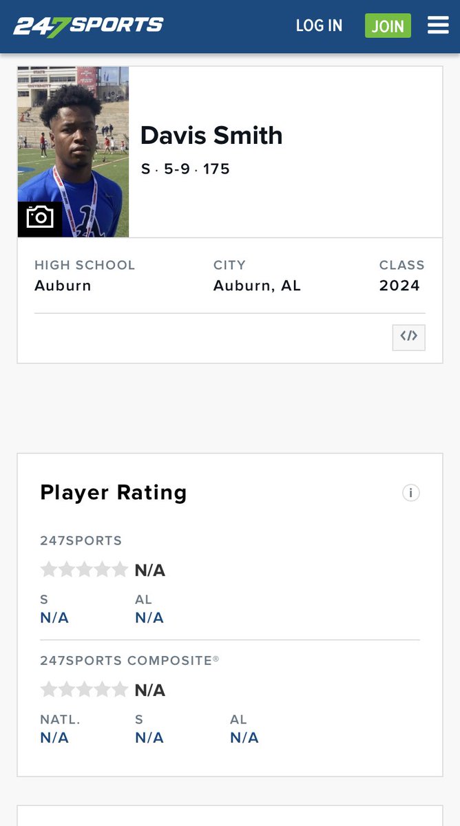 Thank you for the @247Sports profile! @CClemente247 @AHSALFBRECRUIT @keithetheredge1 247sports.com/Player/davis-s…