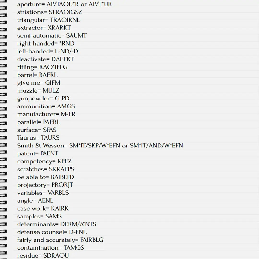 Steno Briefs &amp; Phrases From YNW Melly Trial (Day 3) #ynwmelly #trial #ynwmellytrial #StenoBriefs #StenoPhrases #ILoveSteno #Steno #Captioning #CourtReporting #stenography