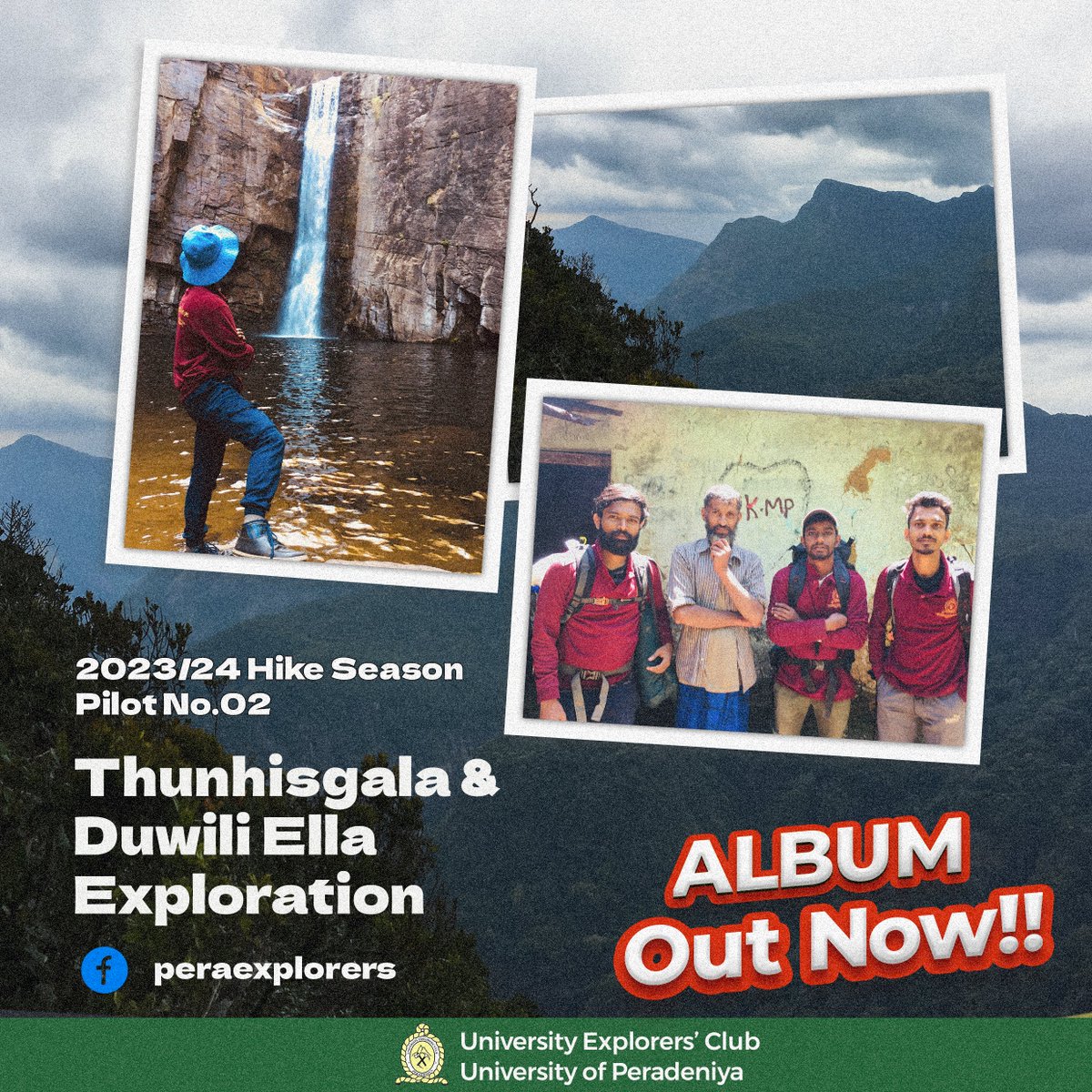 peraexplorers's tweet photo. Pilot No. 02
Thunhisgala &amp; Duwili Ella  Exploration
Hike Season 2023/24
2023/08/11,12,13

https://t.co/09txlU0jkO

#peraexplorers🌎👣
#walkingisliving 😍 https://t.co/8ELJHIr1kr