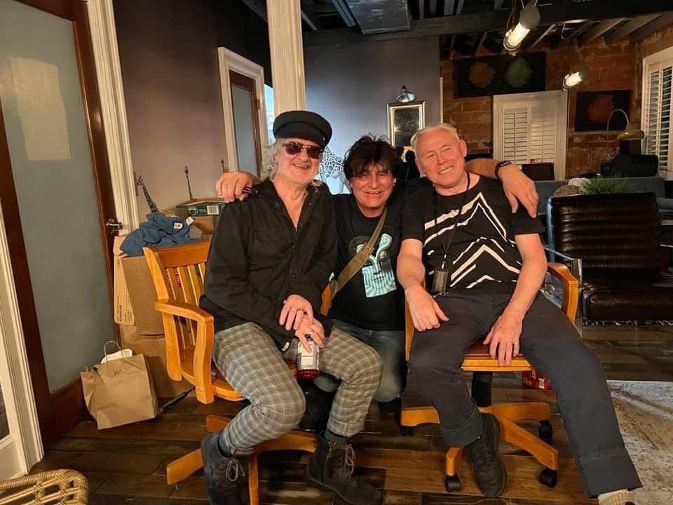 3 Amigos… Wayne Hussey, Mark Burgess, and myself. A lot of songs, lives, and love here….