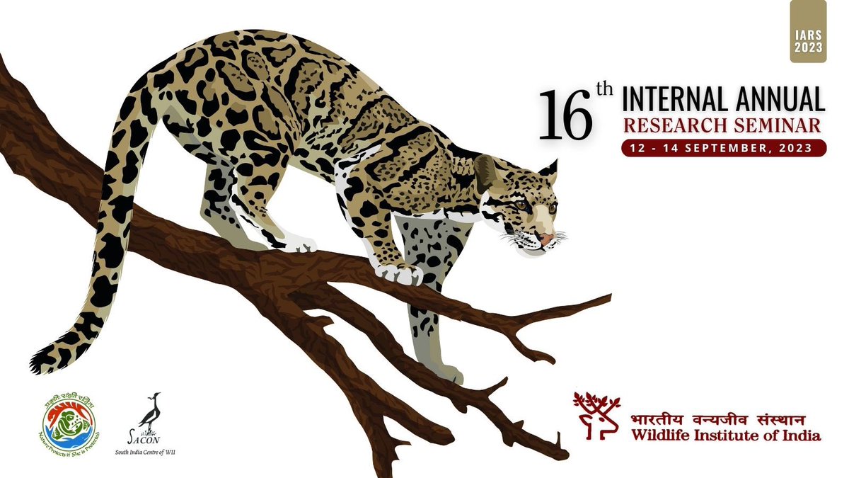 wii_india's tweet photo. Welcome to the 16th Internal Annual Research Seminar (IARS) from 12 - 14 Sep. 2023. Bringing together brilliant minds to explore the latest advances in wildlife research. #IARS2023 @moefcc @SACONCoimbatore @vrtiwari1 https://t.co/OaLkNNdZ8u