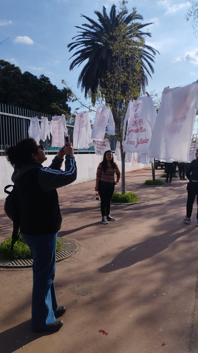 PamelaOrrego2's tweet photo. Me encantaría poder dar con quiénes instalaron esto. Comparto otras fotos de la misma intervención. https://t.co/d1iFquTlzB