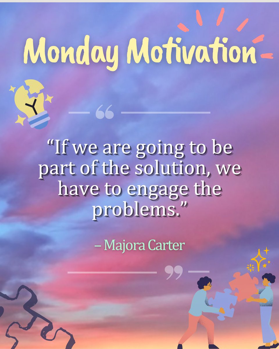 Majora Carter is an American urban revitalization strategist and radio host (Peabody Award-winning broadcaster). Majora seeks to improve the Bronx's environmental &amp; economic state through green job training/programs. Share your ideas with the #AiCcommunity today! 😀<a href="/NCWITAIC/">NCWITAIC</a>