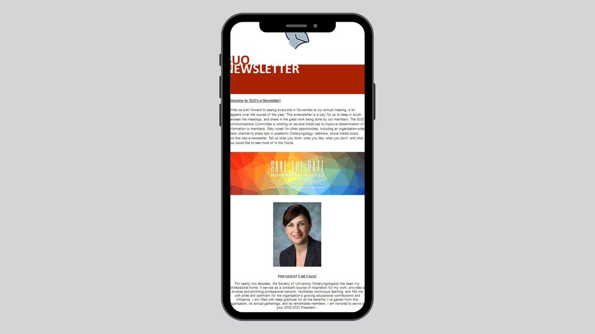 From the Summer 2023 SUO Newsletter: A President's Message. 
suo-aado.org/page/2023Newsl…