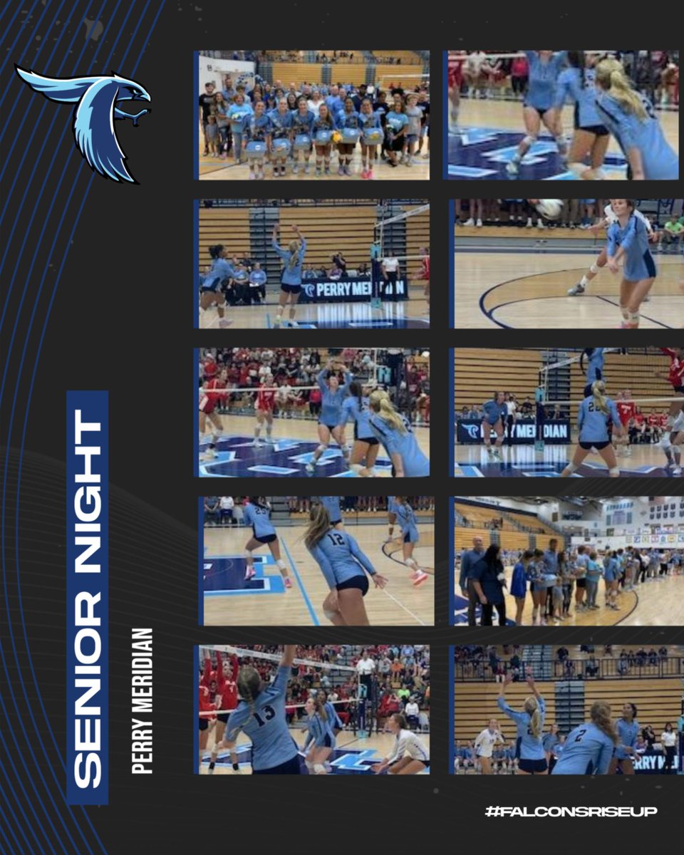 A great group of senior athletes were honored tonight. While the "Battle of the Birds" didn't go as planned. These Falcons are great representatives for Perry Meridian!