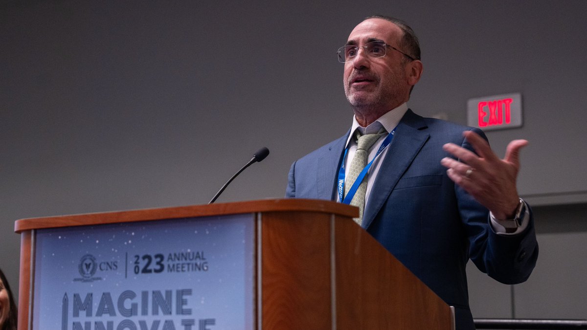 UCSDNeuroSurg's tweet photo. "I think what we all learned today is that you are an expert!"

Dr. Marc Schwartz, who co-leads the #1 volume #AcousticNeuroma program in the nation, delivers a fantastic presentation at #2023CNS. #UCSDatCNS https://t.co/TMpvjrHJdR