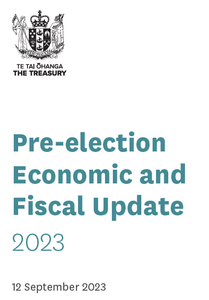 The Treasury has released its Pre-election Economic and Fiscal Update (PREFU) today. You can find all of the PREFU information on our website. bit.ly/44LoaTk