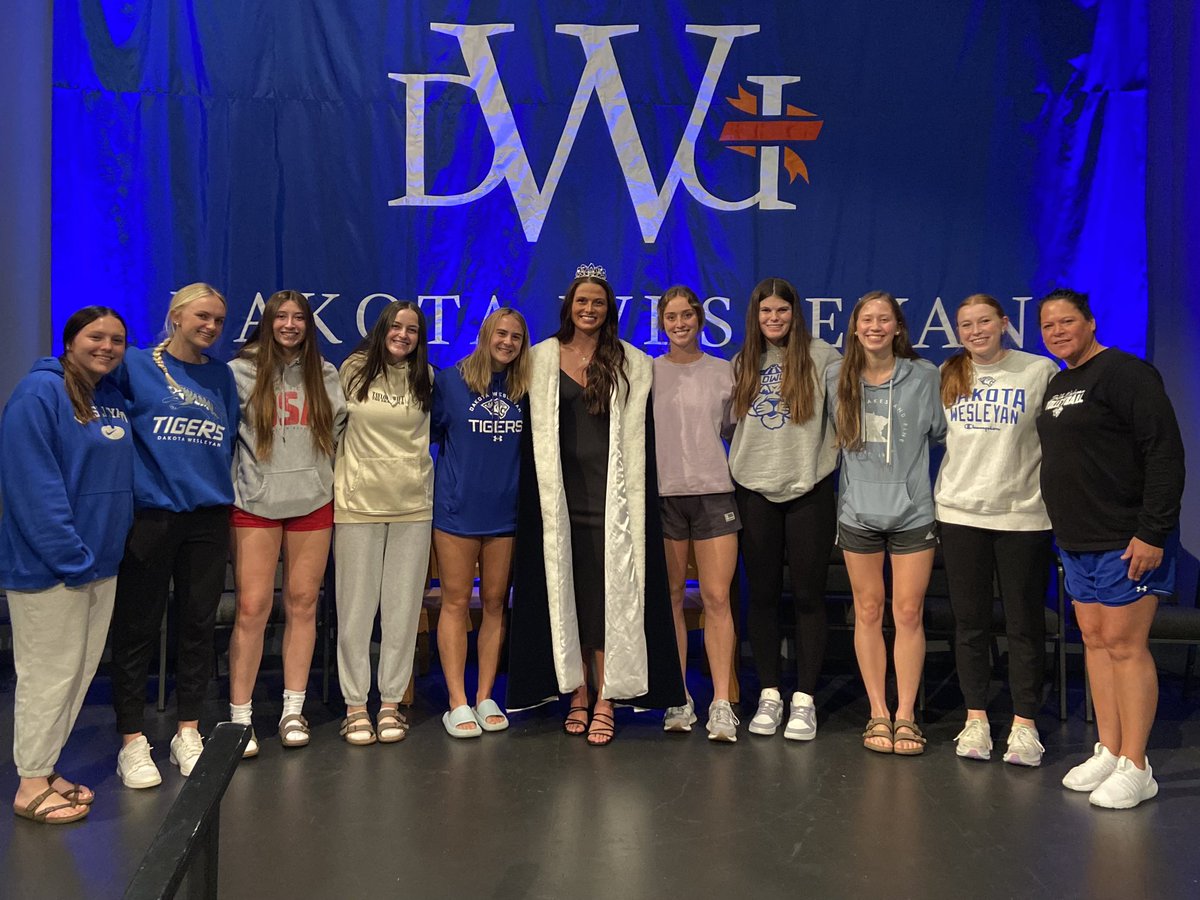The 2023 DWU Homecoming Queen is Ady Dwight! Congrats Ady!  Ady is the perfect example of what DWU stands for- loyal, dedicated, respected, and bleeds absolute blue!!