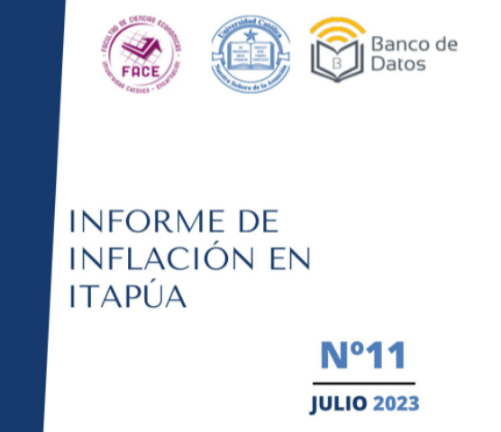 El #BancodeDatosUCI de la Universidad Católica de Itapúa, presenta informe del Índice de Precios al Consumidor (IPC), de julio 2023 teniendo en cuenta 351 productos y servicios; que se dividen en 12 rubros distintos. uci.edu.py/banco/public/a…