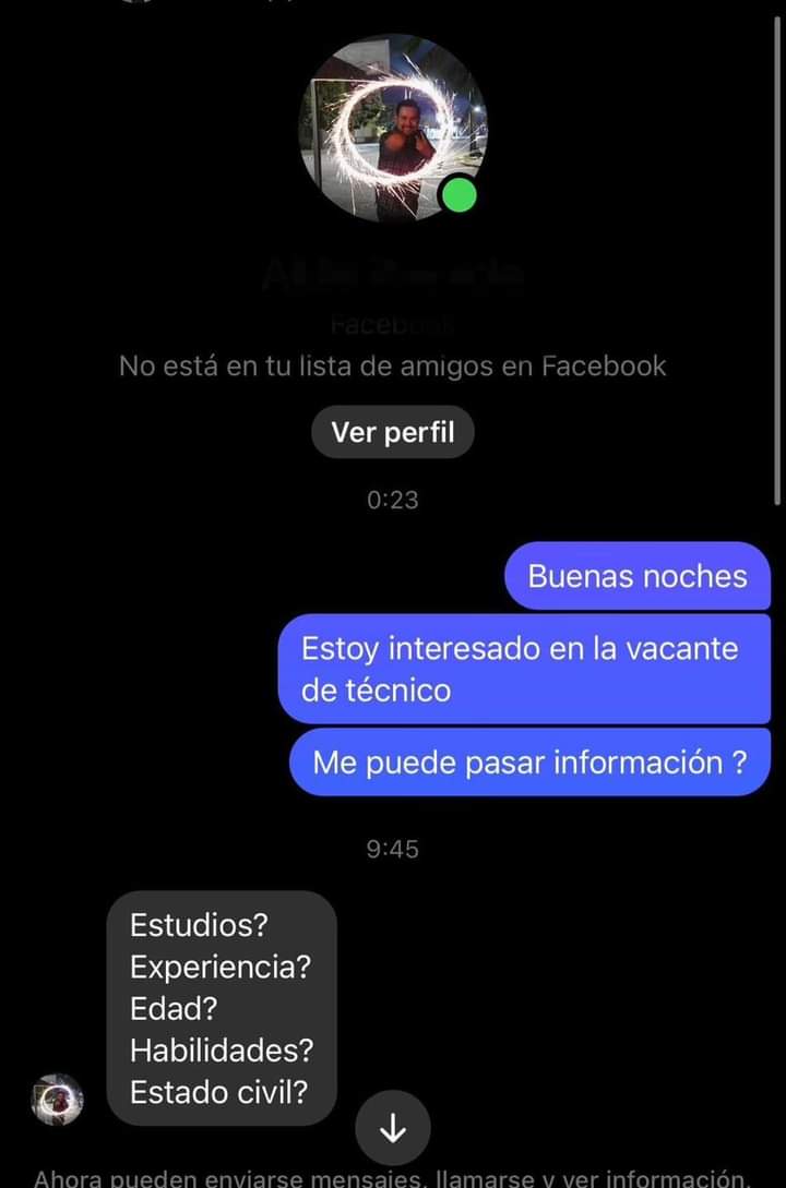 TrabajosMierda's tweet photo. 1. No saluda ni regresa las buenas noches; se pasa directo a las preguntas.

2. No responde la pregunta pero exige información.

3. Le dan el CV con más información, pero no lo lee por flojera.

Si para reclutar son así, imaginen ya contratado.

#ReclutadoresMierda https://t.co/FQnuFmSgYR