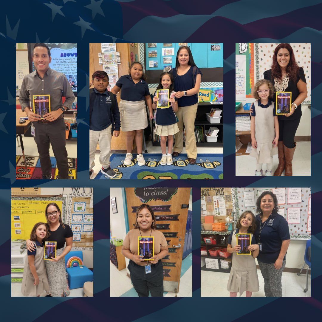 leadersreadersn's tweet photo. Together, we served on 9/11 with educators and students across Texas and select cities in the US. Thank you to all who inspired students to make a difference on this day of service. #911NeverForget #YouthServe @YouthService @FirstBook https://t.co/ftwiHUftYS