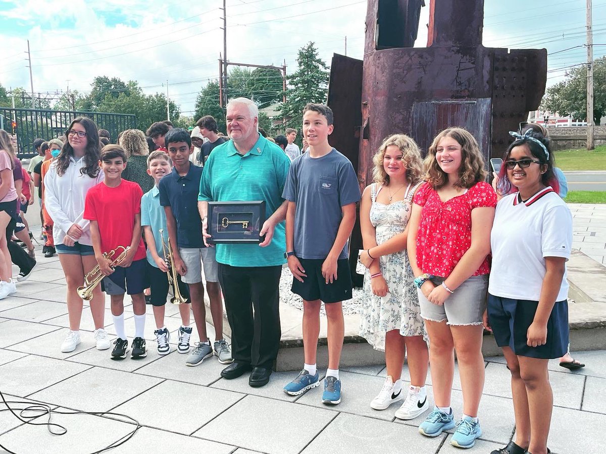 Today’s 9/11 Ceremony was a beautiful commemoration of this somber day. It was also a great honor to hear the harrowing words of Vincent Borst. We are so proud of these students who lent their voices, words, and talents to honor the memory of those impacted by that day. #MPSDK8